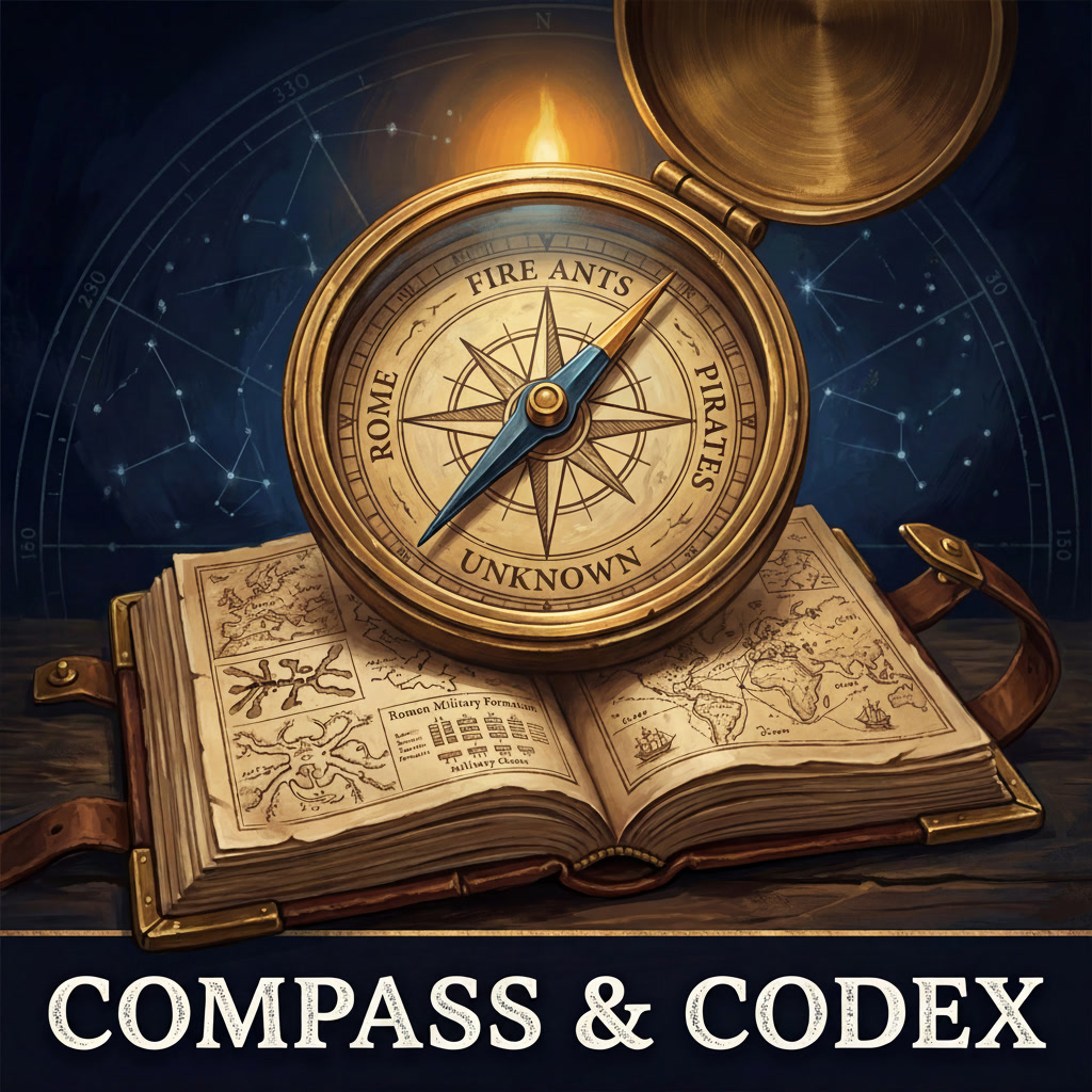Compass & Codex – Reed Sterling, Author